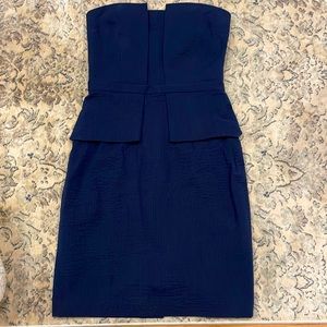 💐Banana Republic Strapless Navy Sheath Dress💐